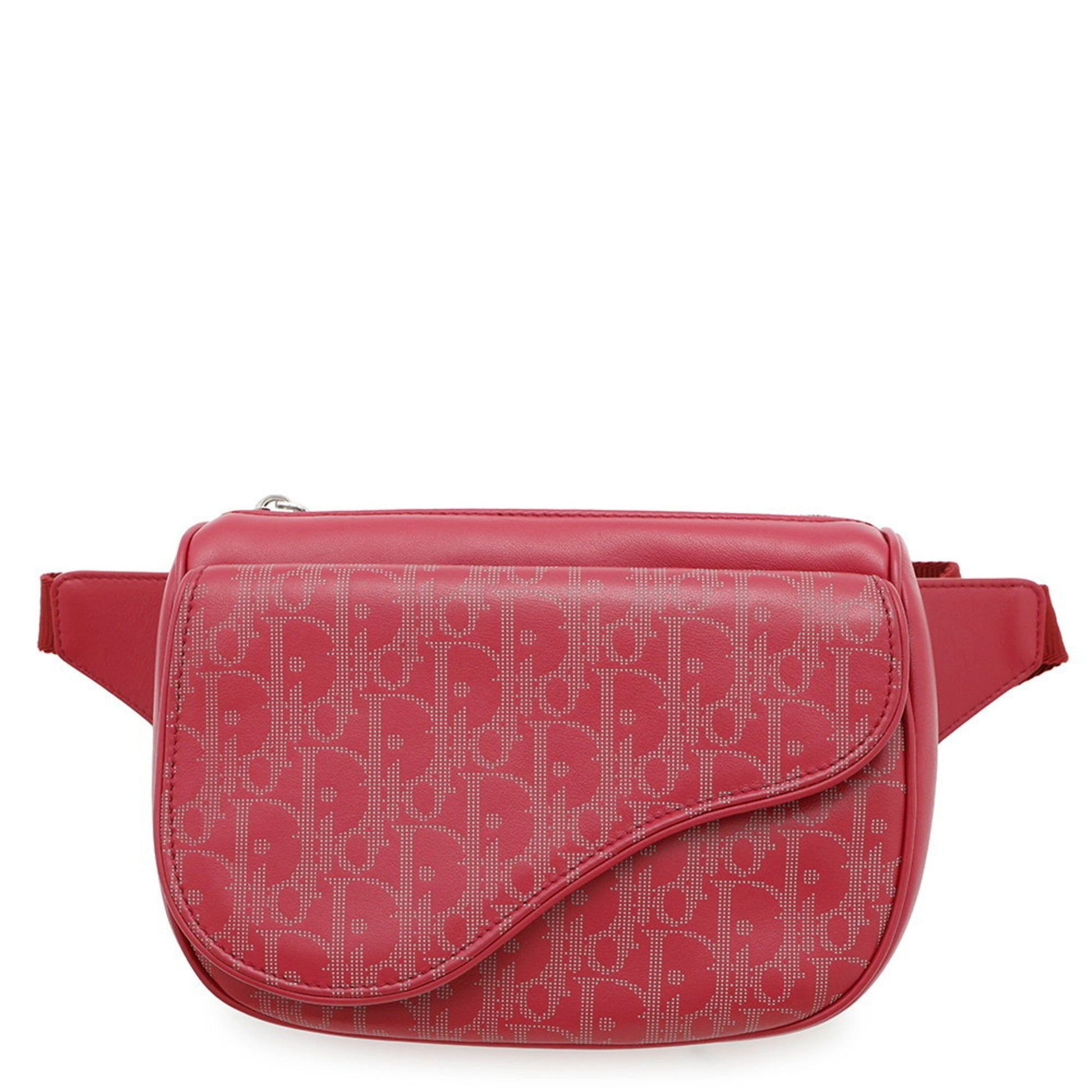 Christian Dior Red Color Leather Sling Bag ()