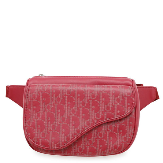 Christian Dior Red Color Leather Sling Bag ()