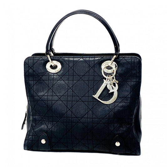 Christian Dior Black Leather Handbag ()