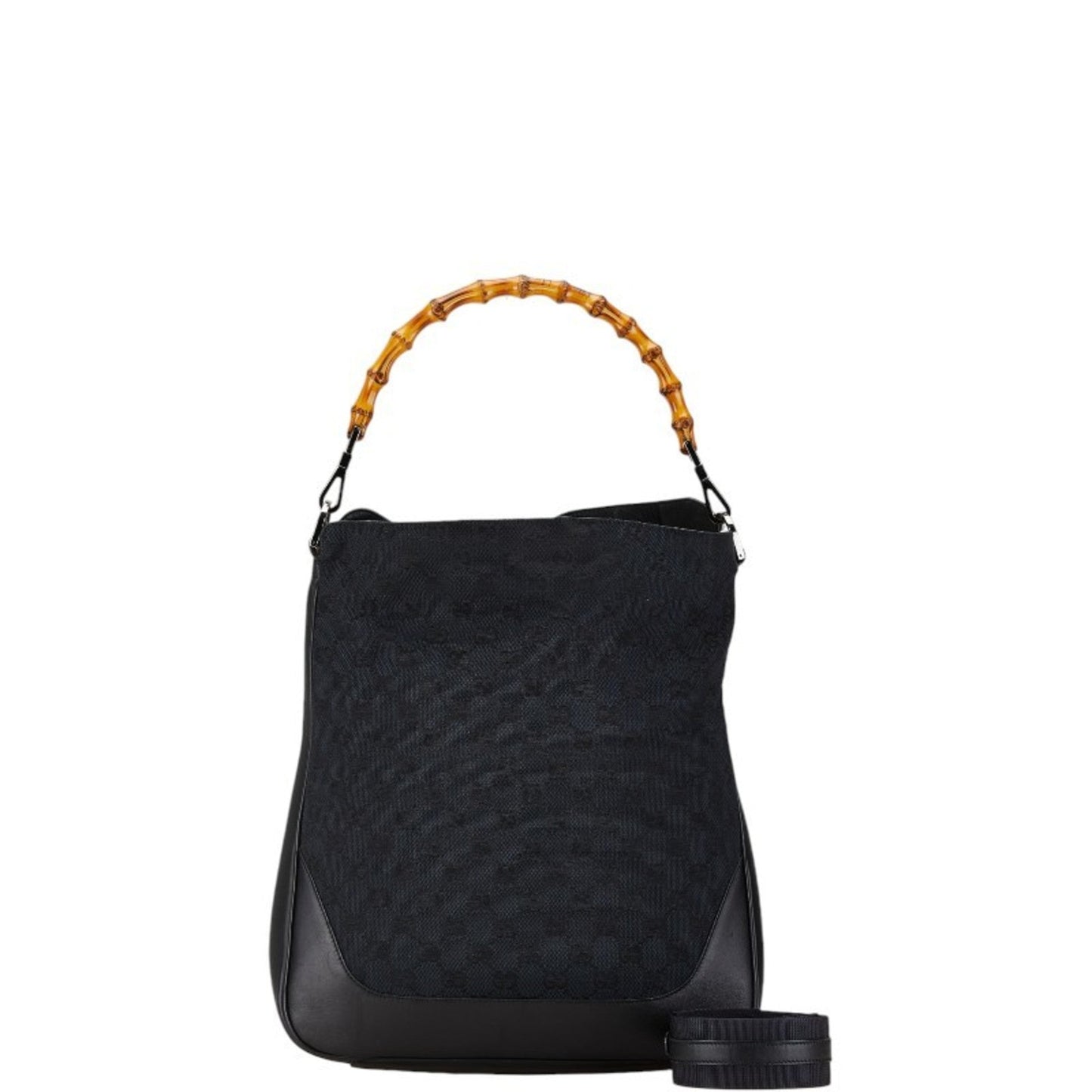 Gucci Leather Canvas Shoulder Bag