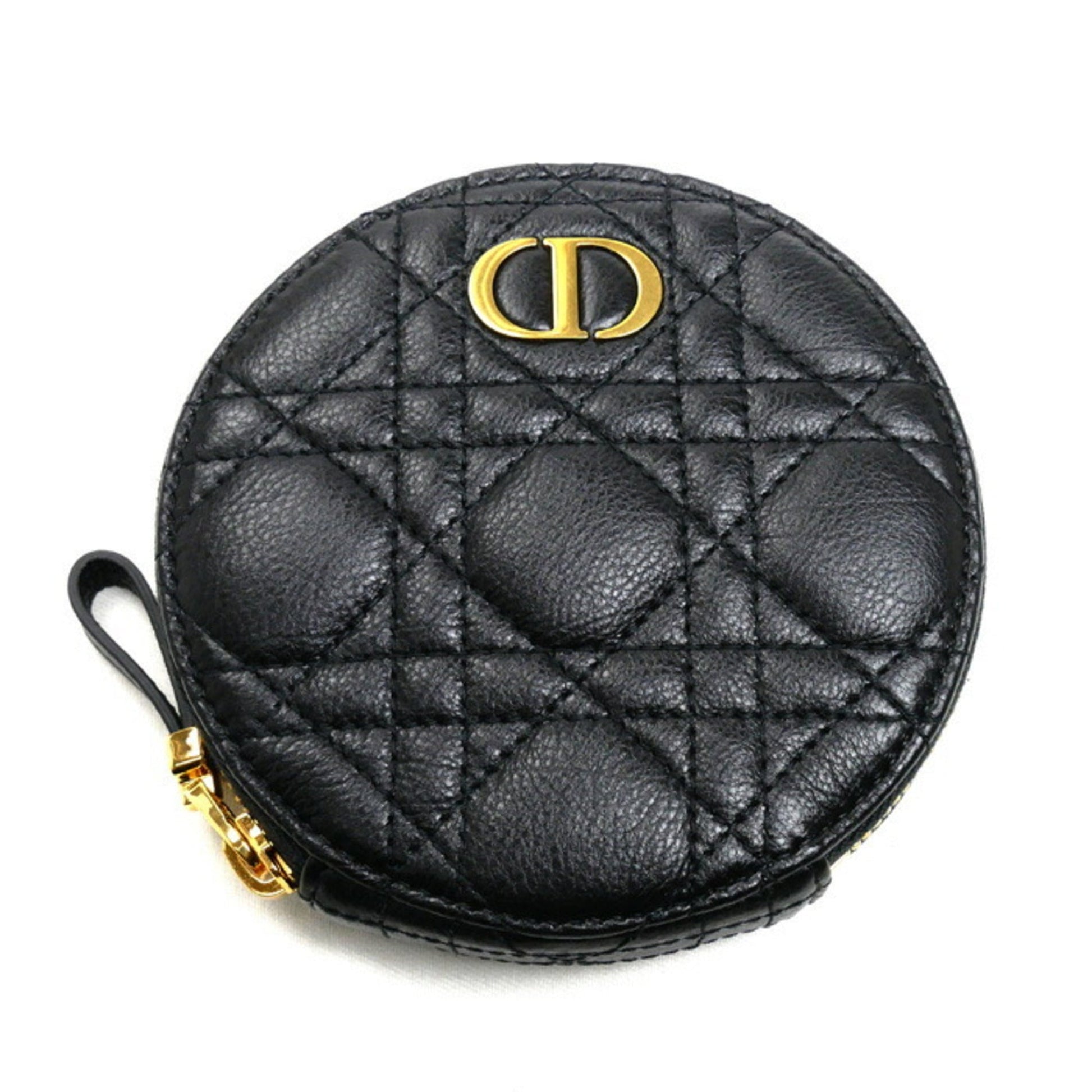 Christian Dior Black Leather Shoulder Bag ()