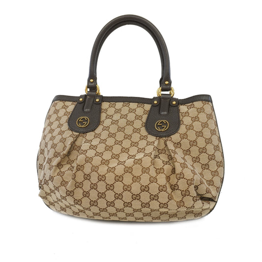 Gucci Gold Canvas Tote