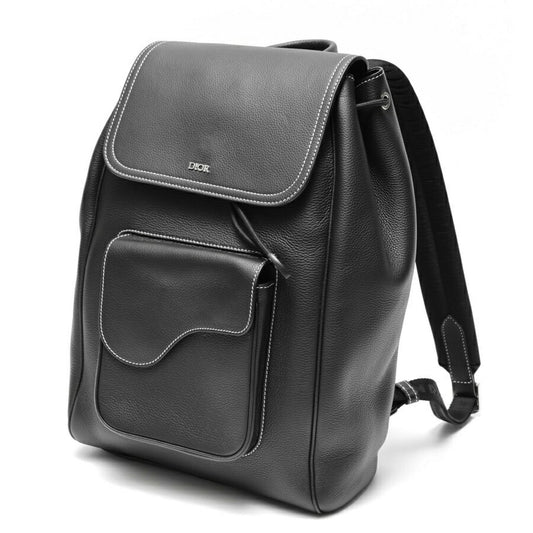 Christian Dior Black Leather Backpack ()