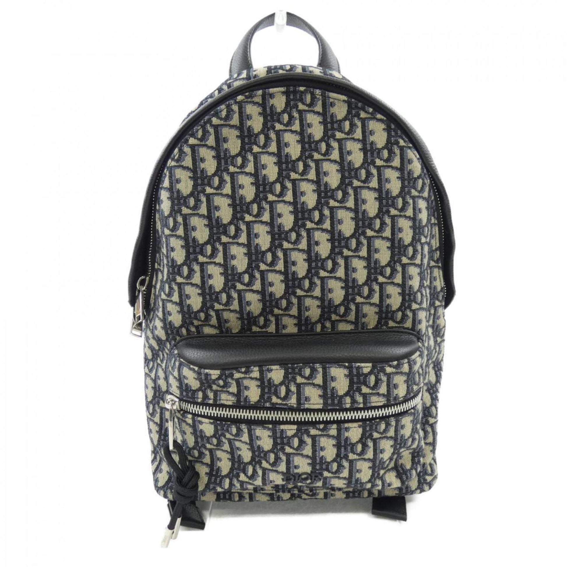 Christian Dior Beige Black Navy Handbag ()