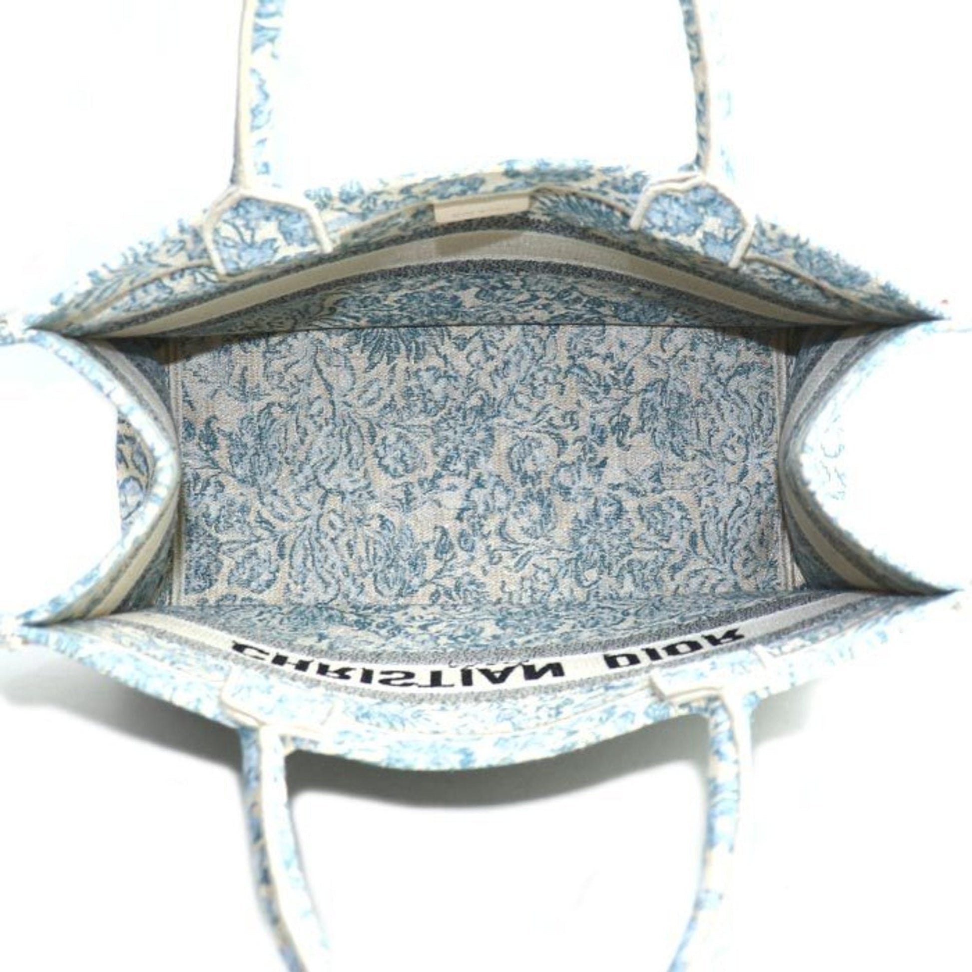 Christian Dior Blue Multi-Color Canvas Tote Bag ()