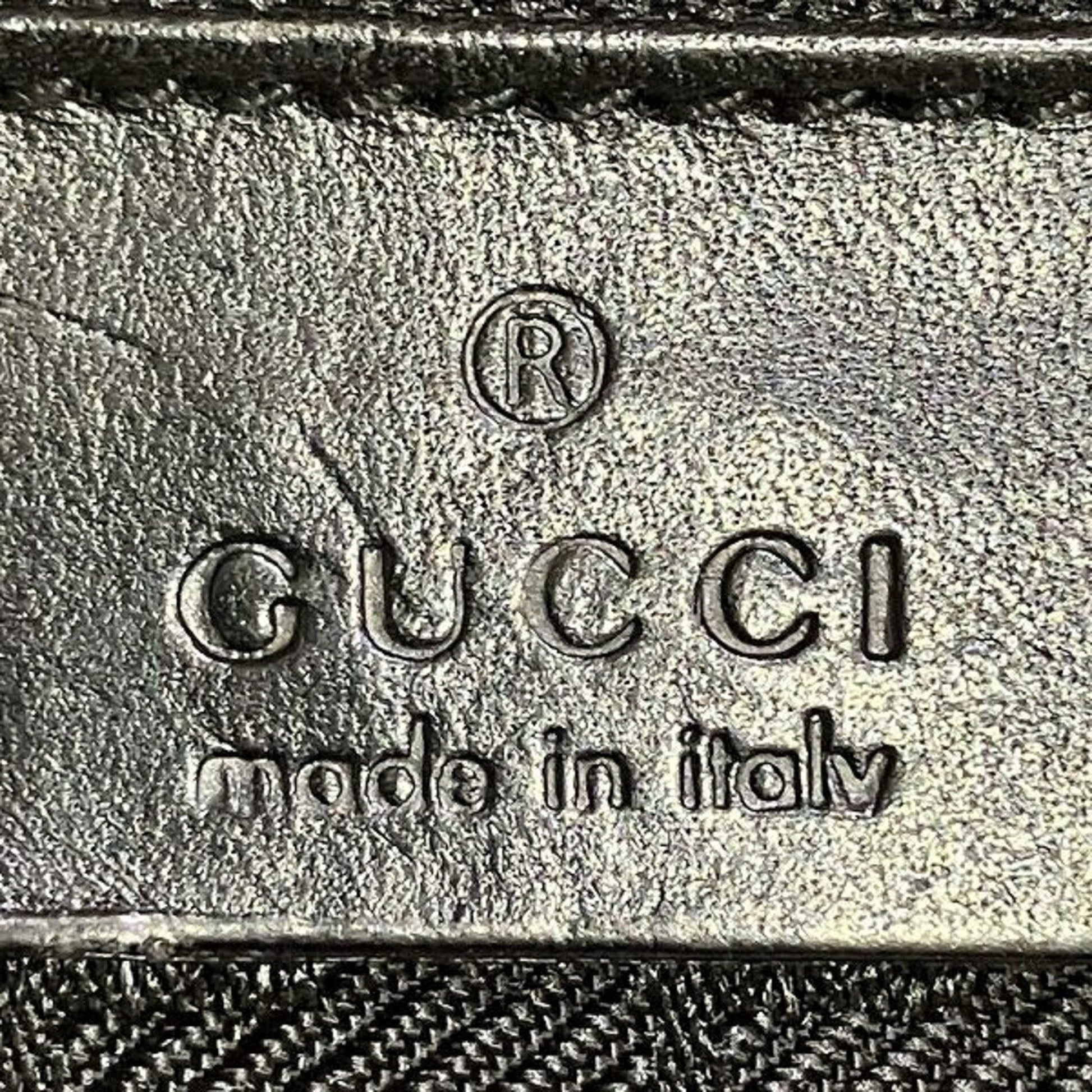 Gucci Nylon Leather Shoulder Bag