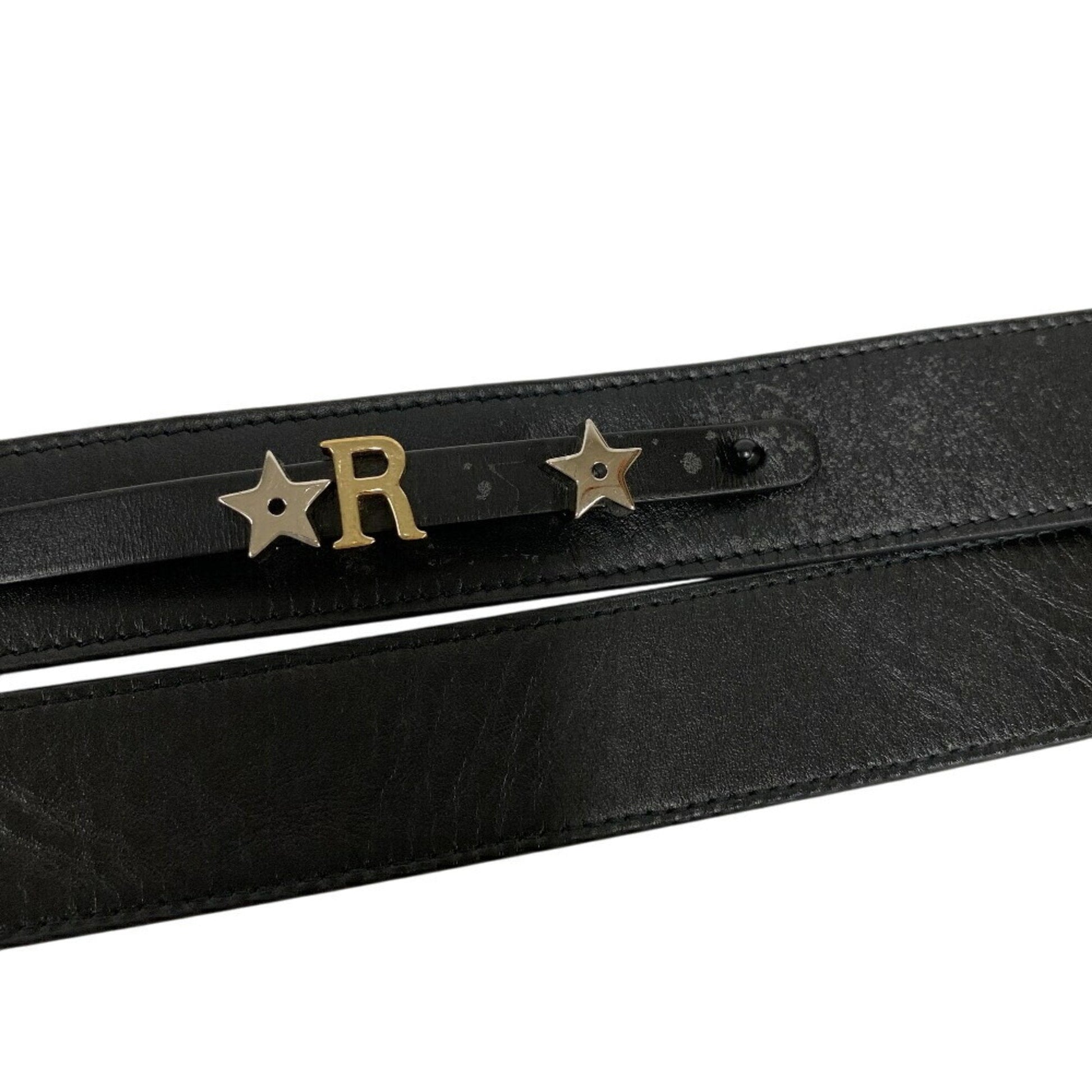 Christian Dior Black Leather Handbag Shoulder Bag ()