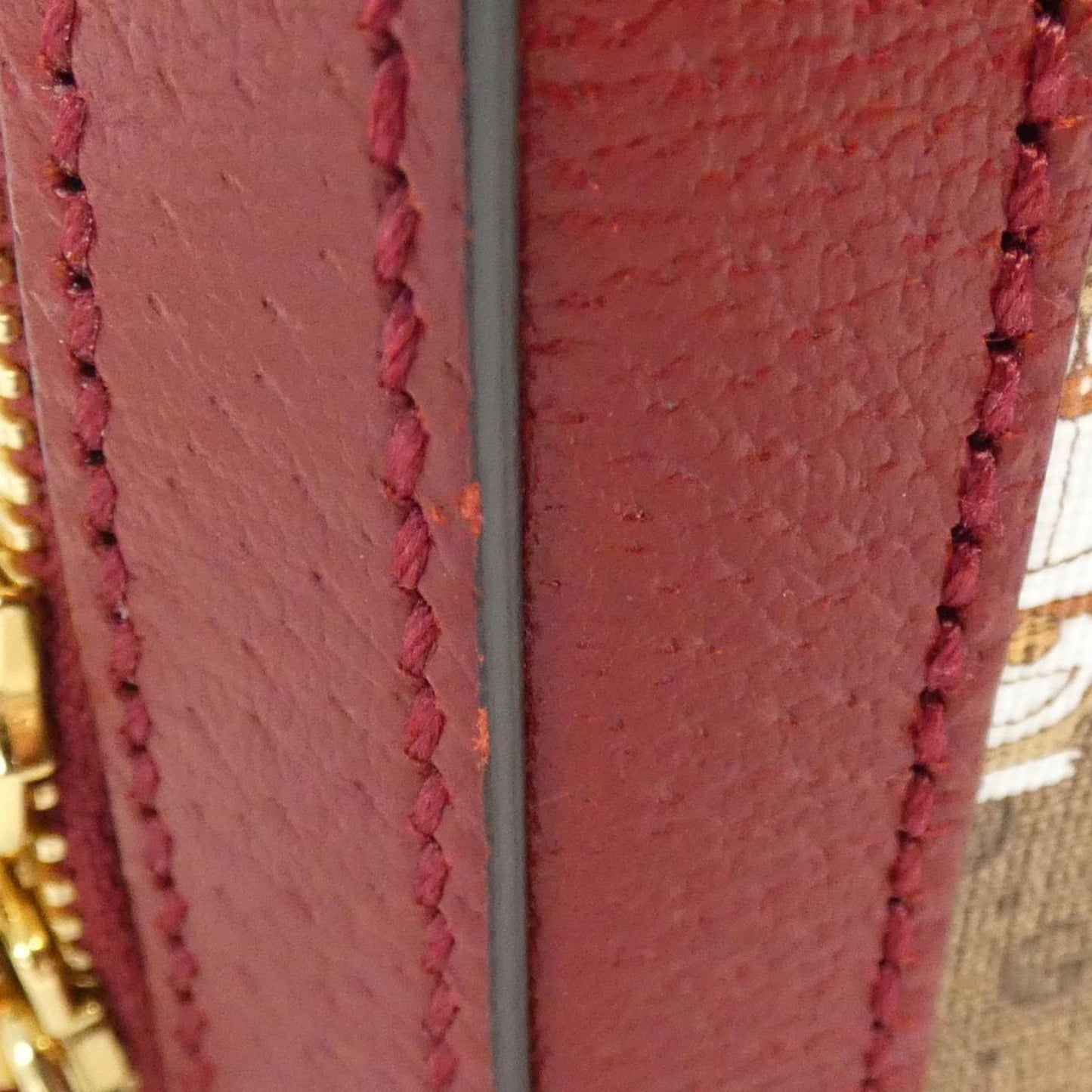 Gucci Leather Canvas Shoulder Bag