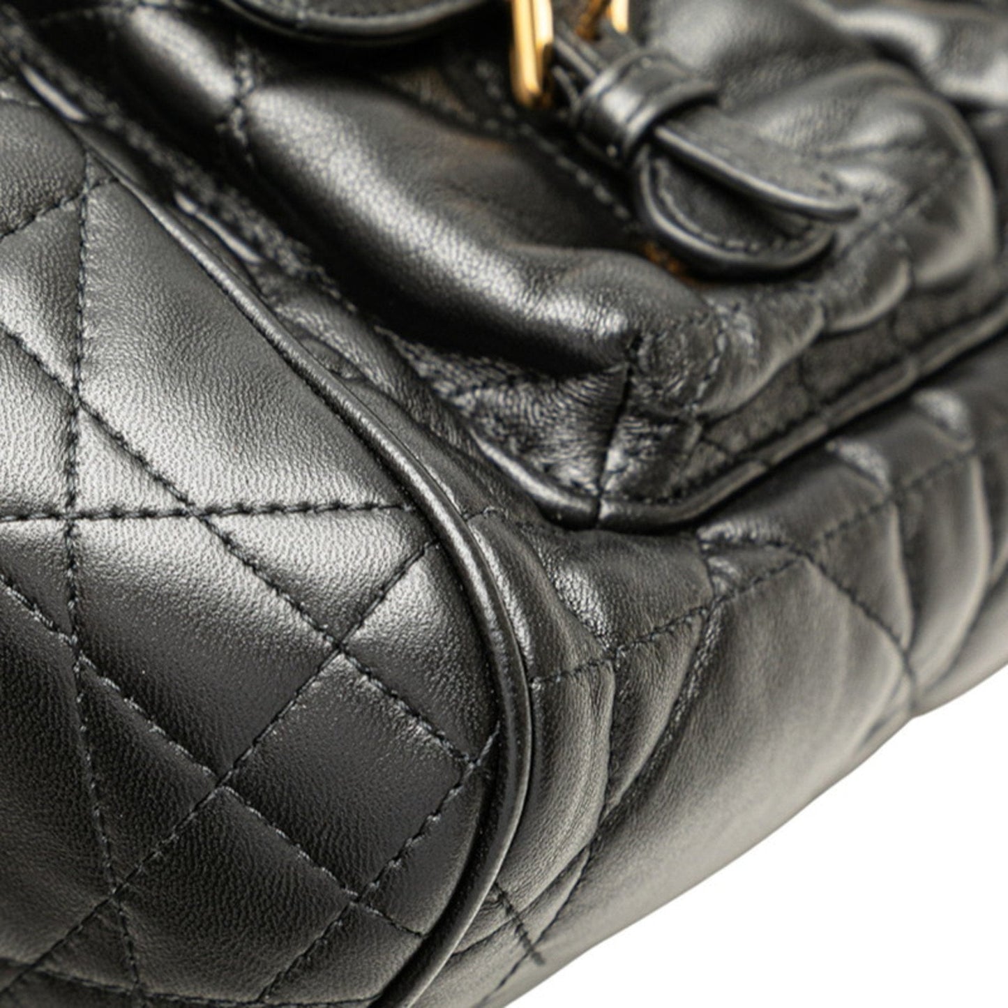 Christian Dior Black Leather Backpack ()