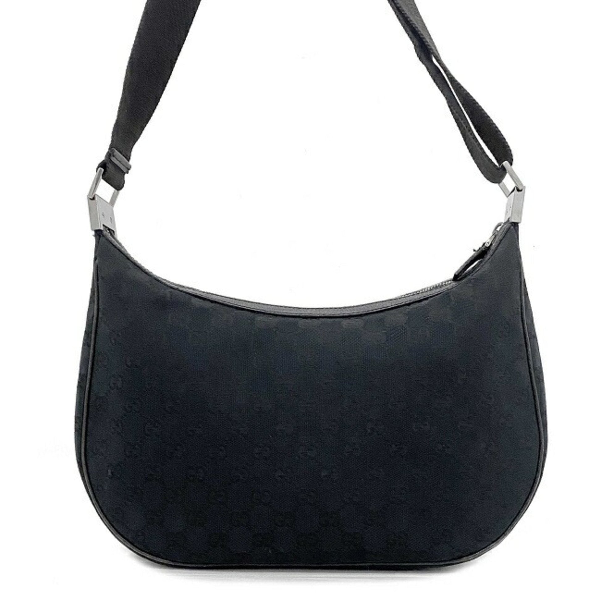 Gucci Lou Leather Canvas Crossbody