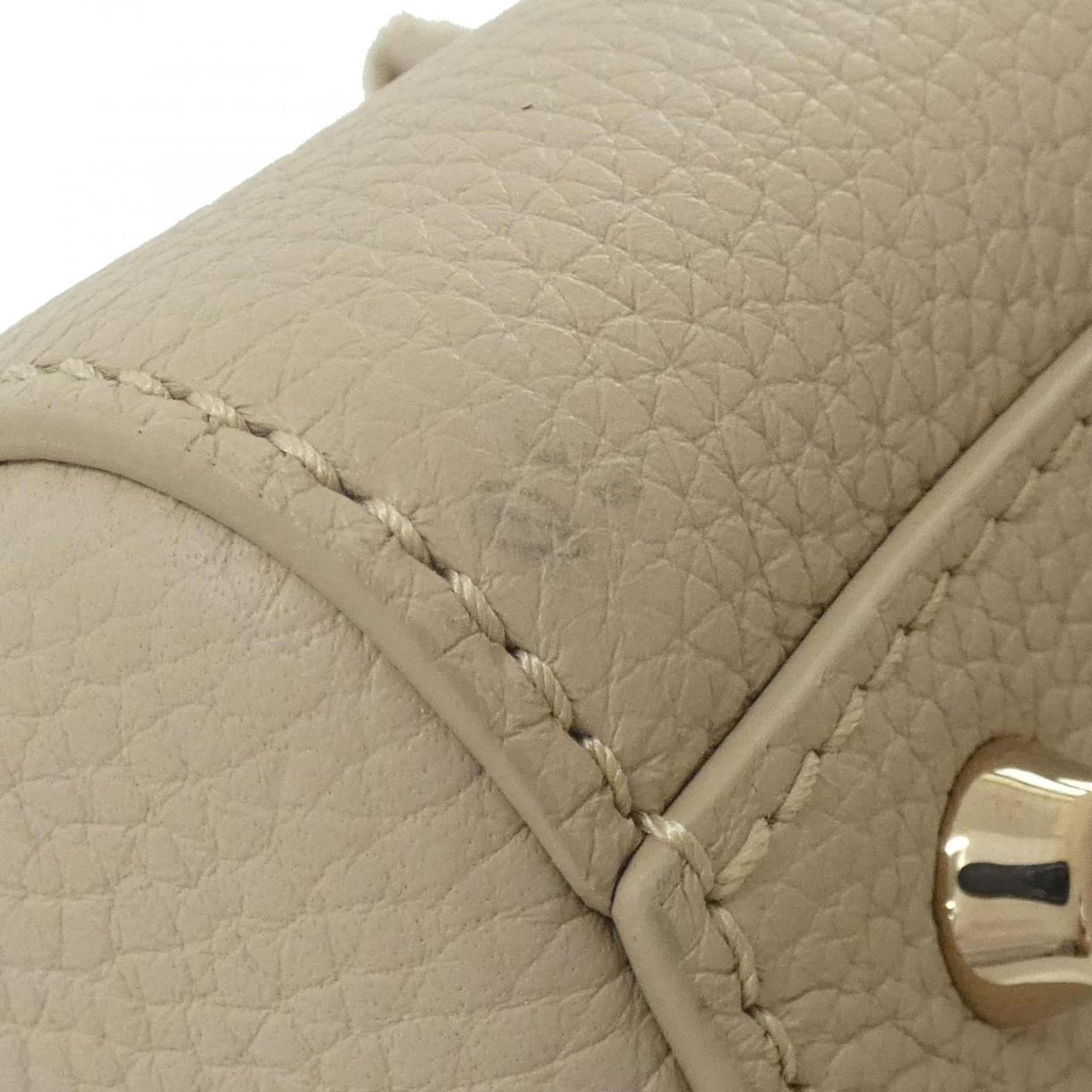 Christian Dior Beige Leather Handbag ()