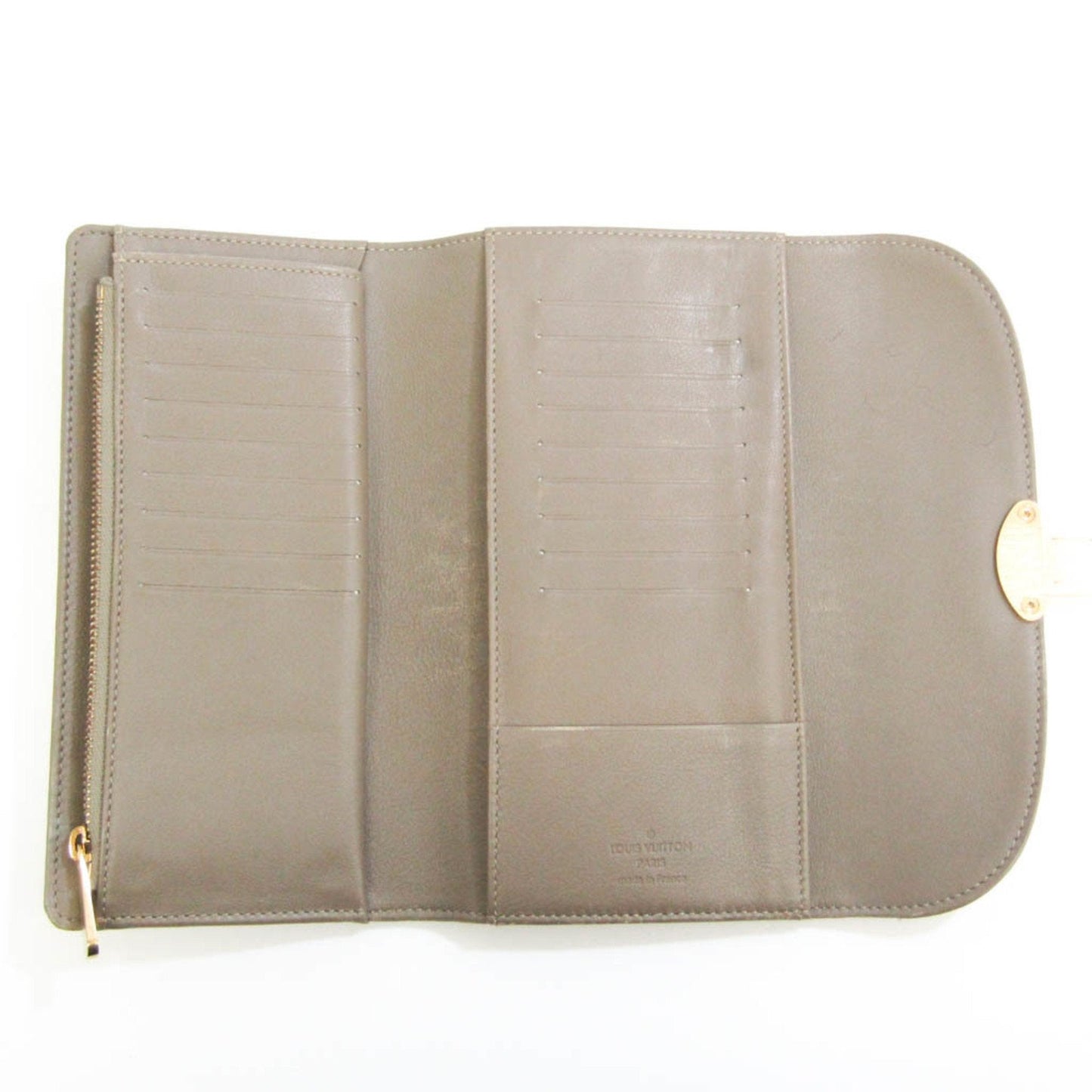 Louis Vuitton Mahina Amelia Wallet M58088 Women's Mahina Leather Long Wallet (tri-fold) Opal