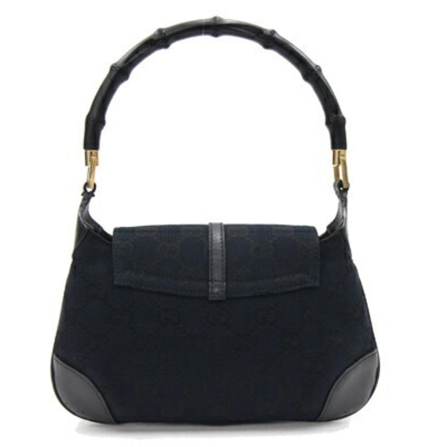 Gucci Lou Leather Canvas Handbag