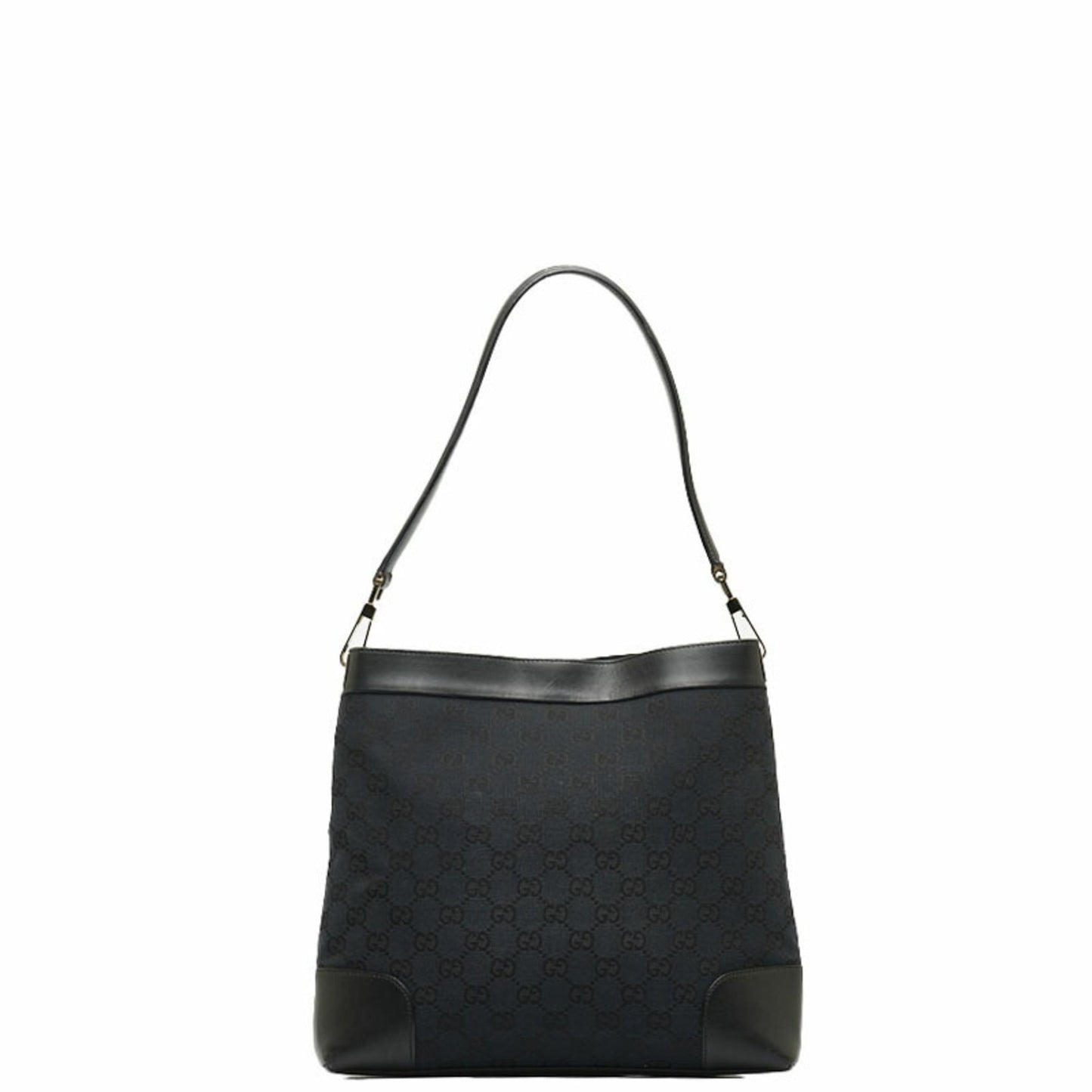Gucci Leather Canvas Shoulder Bag