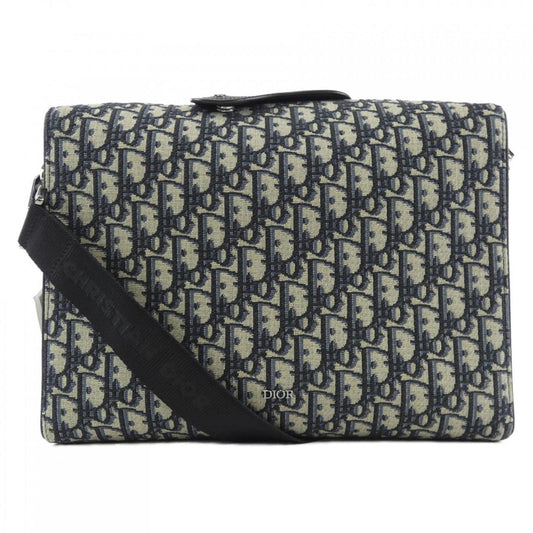 Christian Dior Beige Navy Handbag Shoulder Bag ()