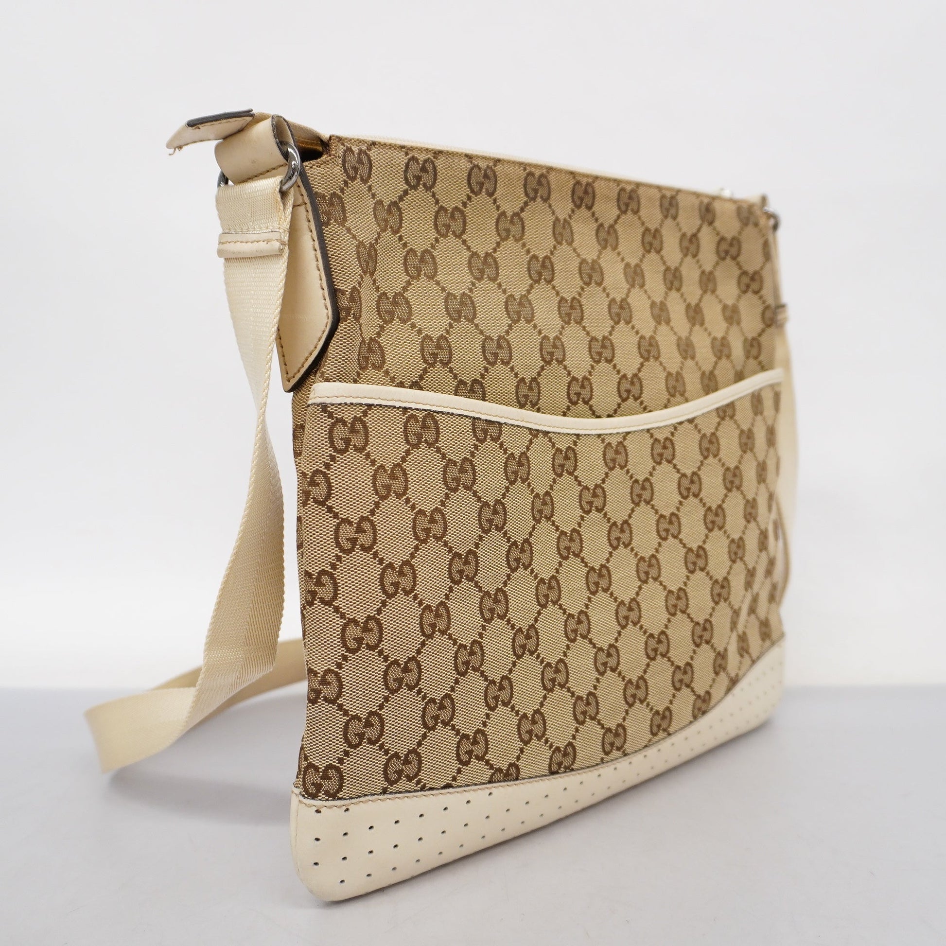 Gucci Canvas Shoulder Bag
