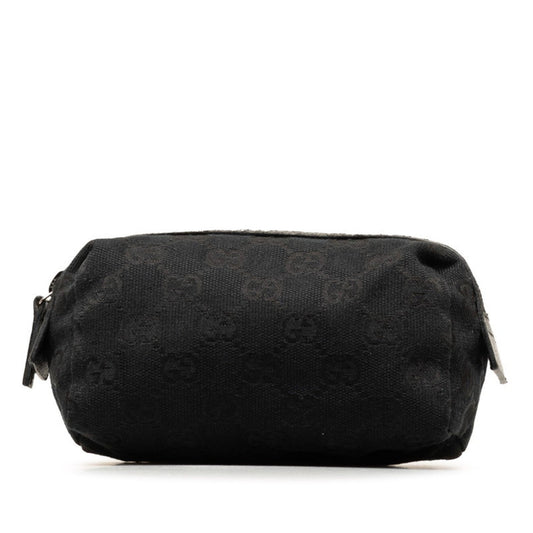 Gucci Leather Canvas Clutch