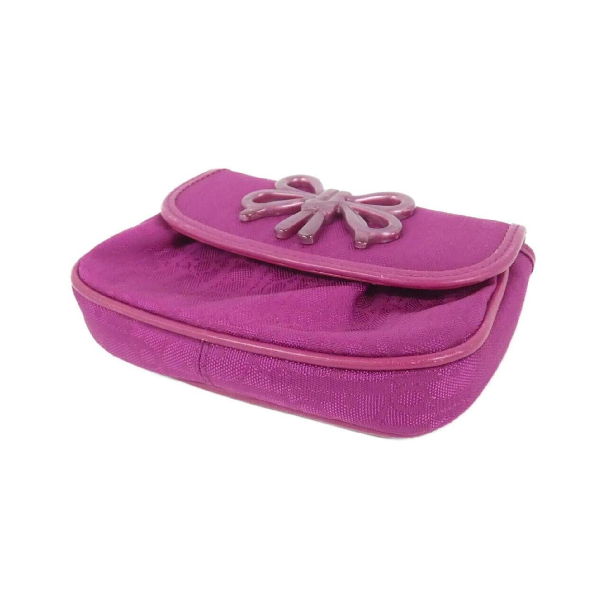 Christian Dior Purple Nylon Pouch ()