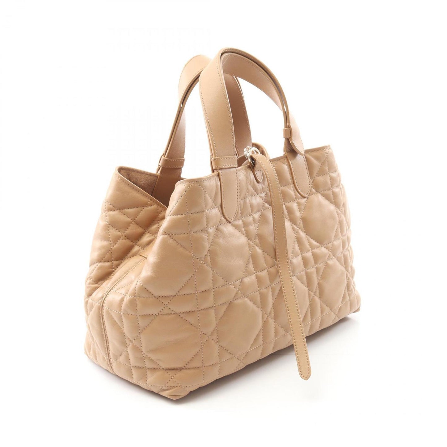 Christian Dior Beige Leather Handbag ()