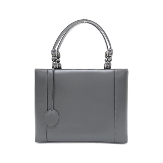 Christian Dior Gray Leather Handbag ()