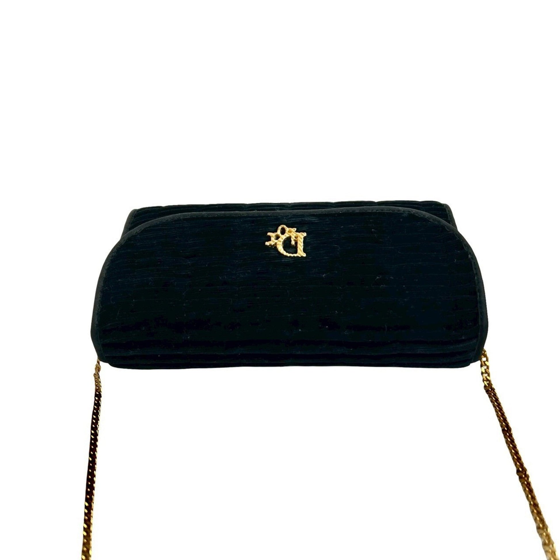 Christian Dior Black Pochette Shoulder Bag ()
