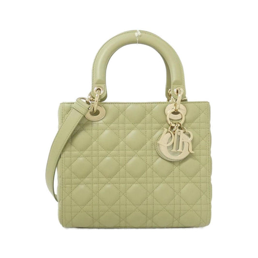Christian Dior Green Leather Handbag ()