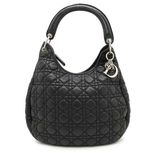 Christian Dior Black Leather Shoulder Bag ()