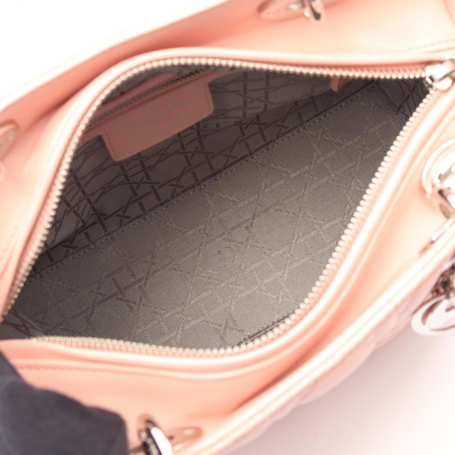 Christian Dior Pink Leather Handbag ()