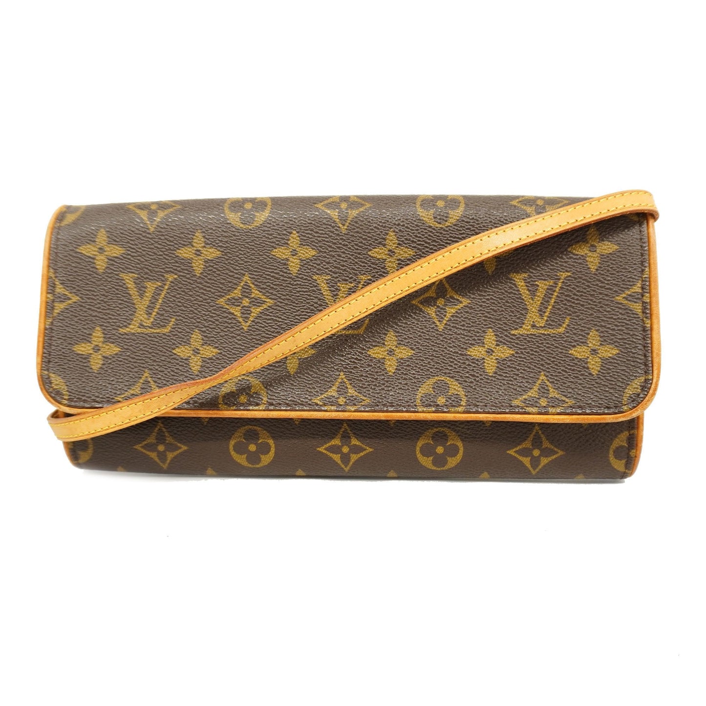 LOUIS VUITTON Auth Monogram Pochette Twin GM M51852
