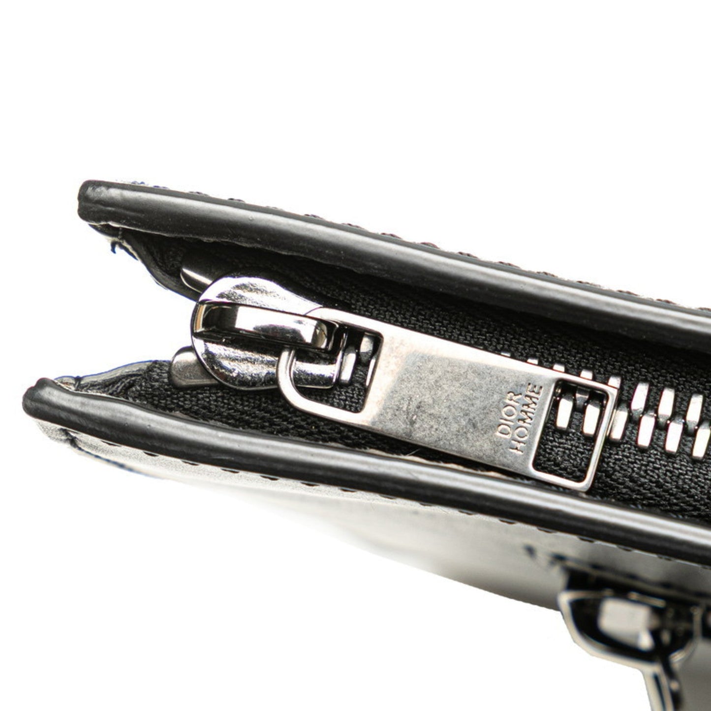 Christian Dior Black Leather Clutch Bag ()