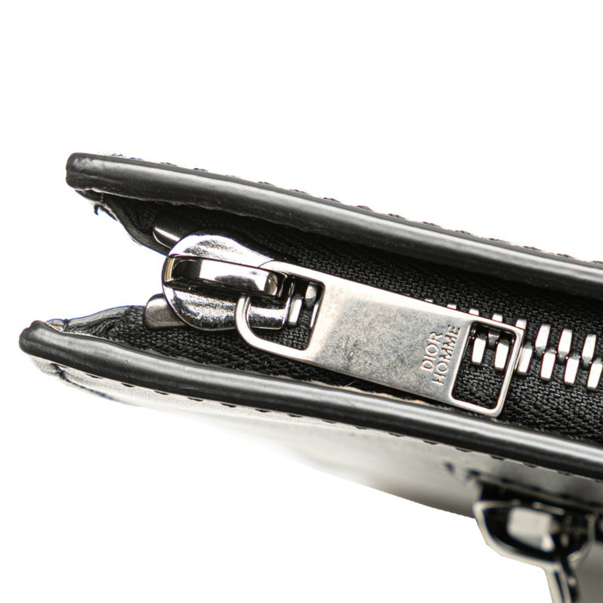Christian Dior Black Leather Clutch Bag ()