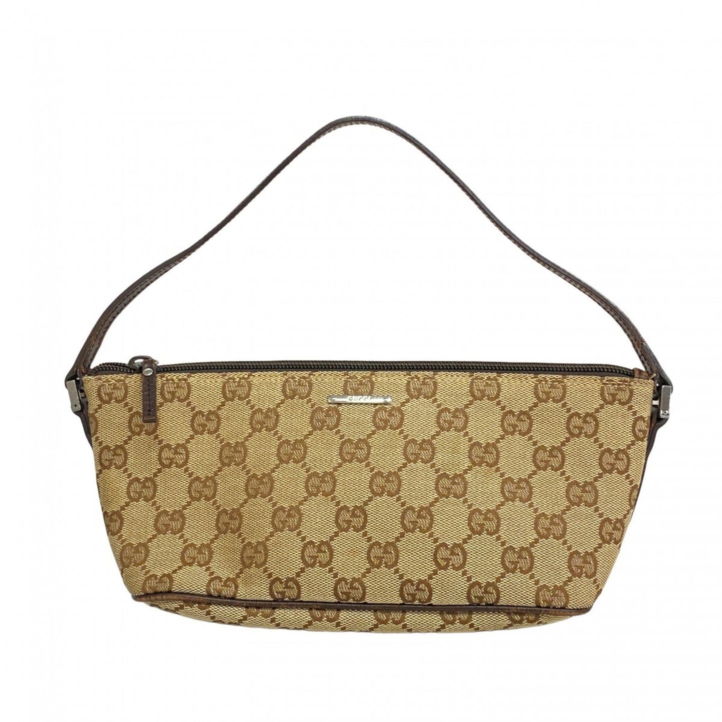 Gucci Leather Canvas Clutch