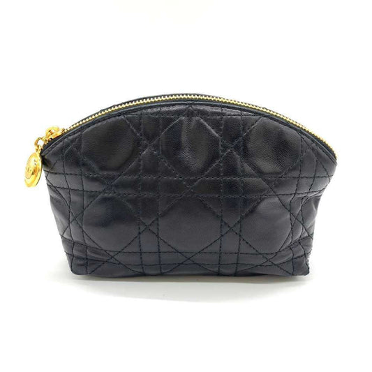 Christian Dior Black Leather Pouch ()