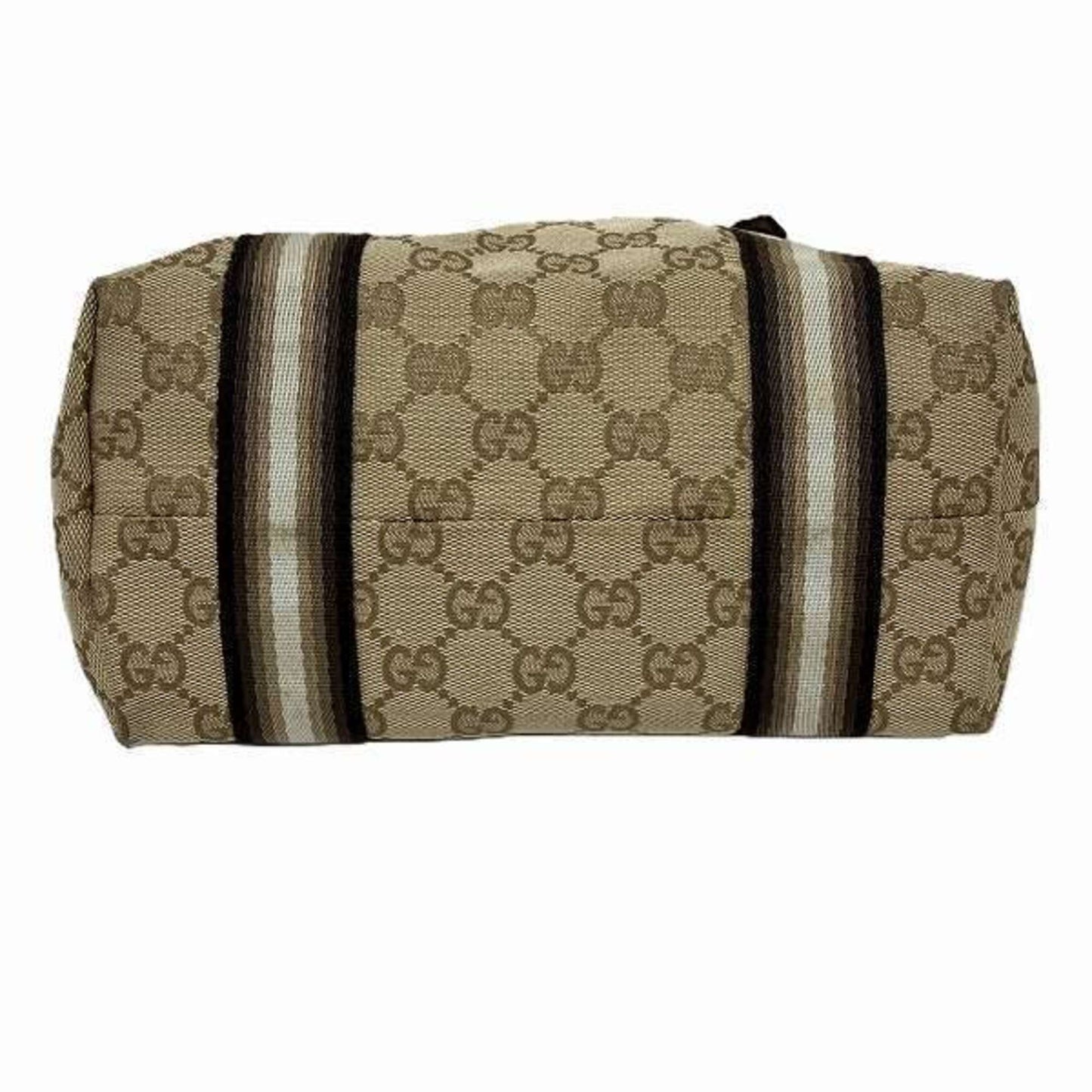 Gucci Leather Canvas Tote