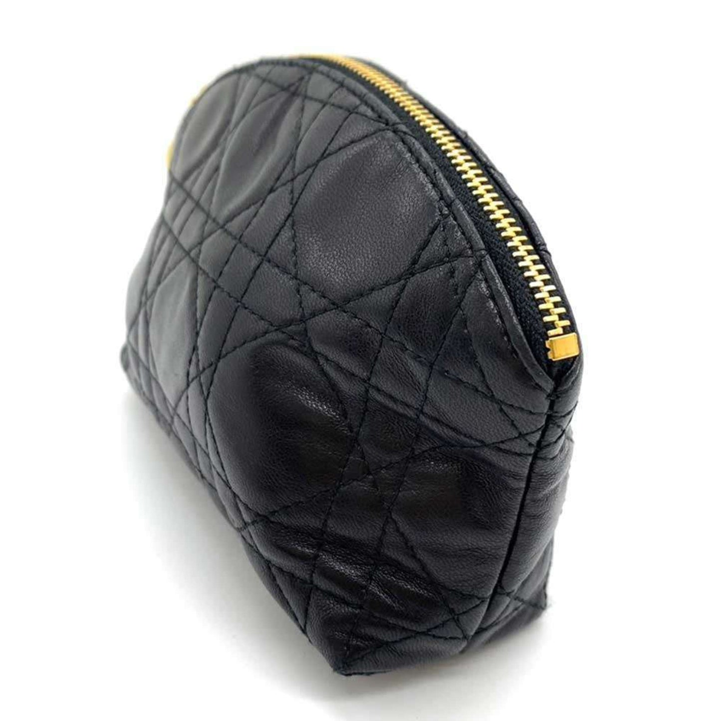 Christian Dior Black Leather Pouch ()