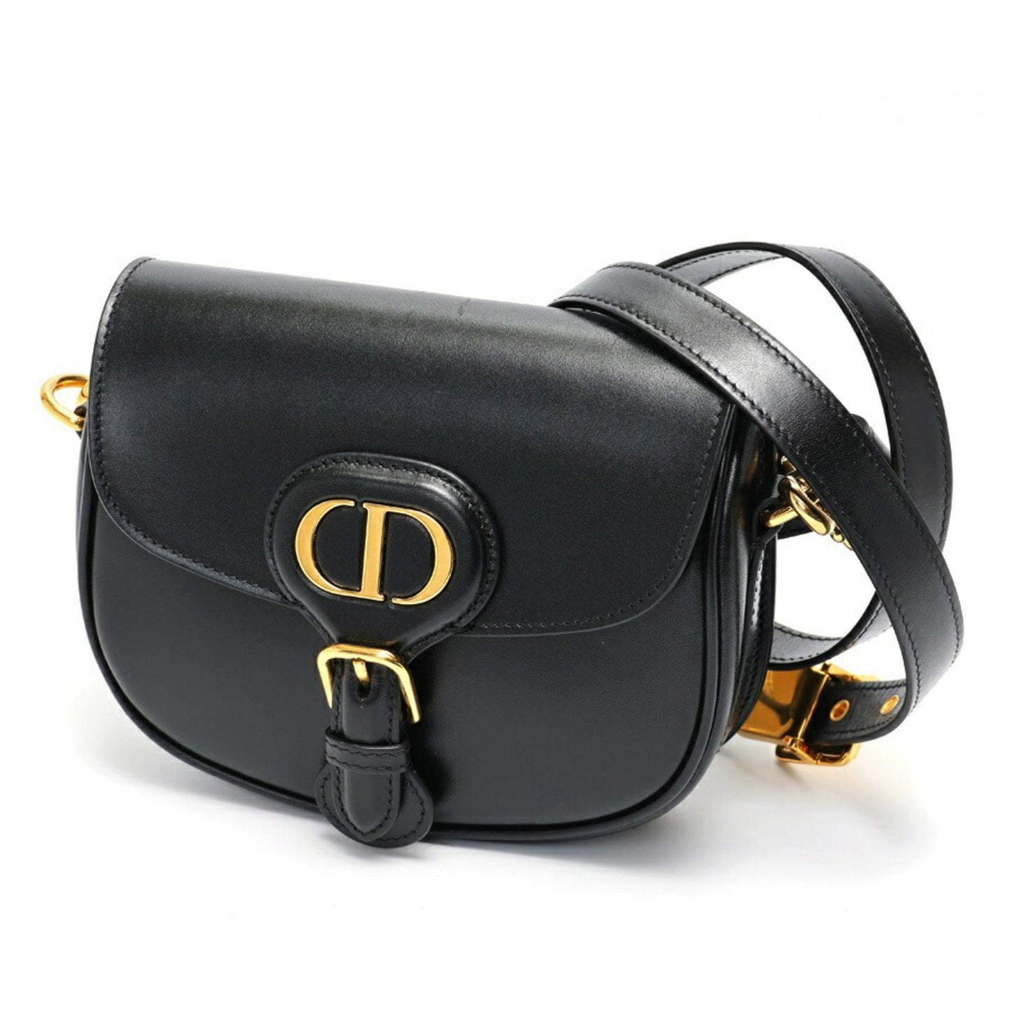 Christian Dior Black Leather Shoulder Bag ()
