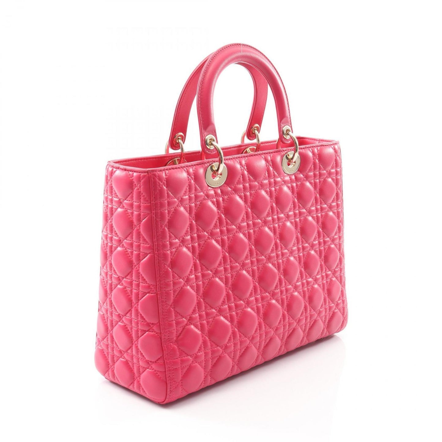 Christian Dior Pink Leather Handbag ()