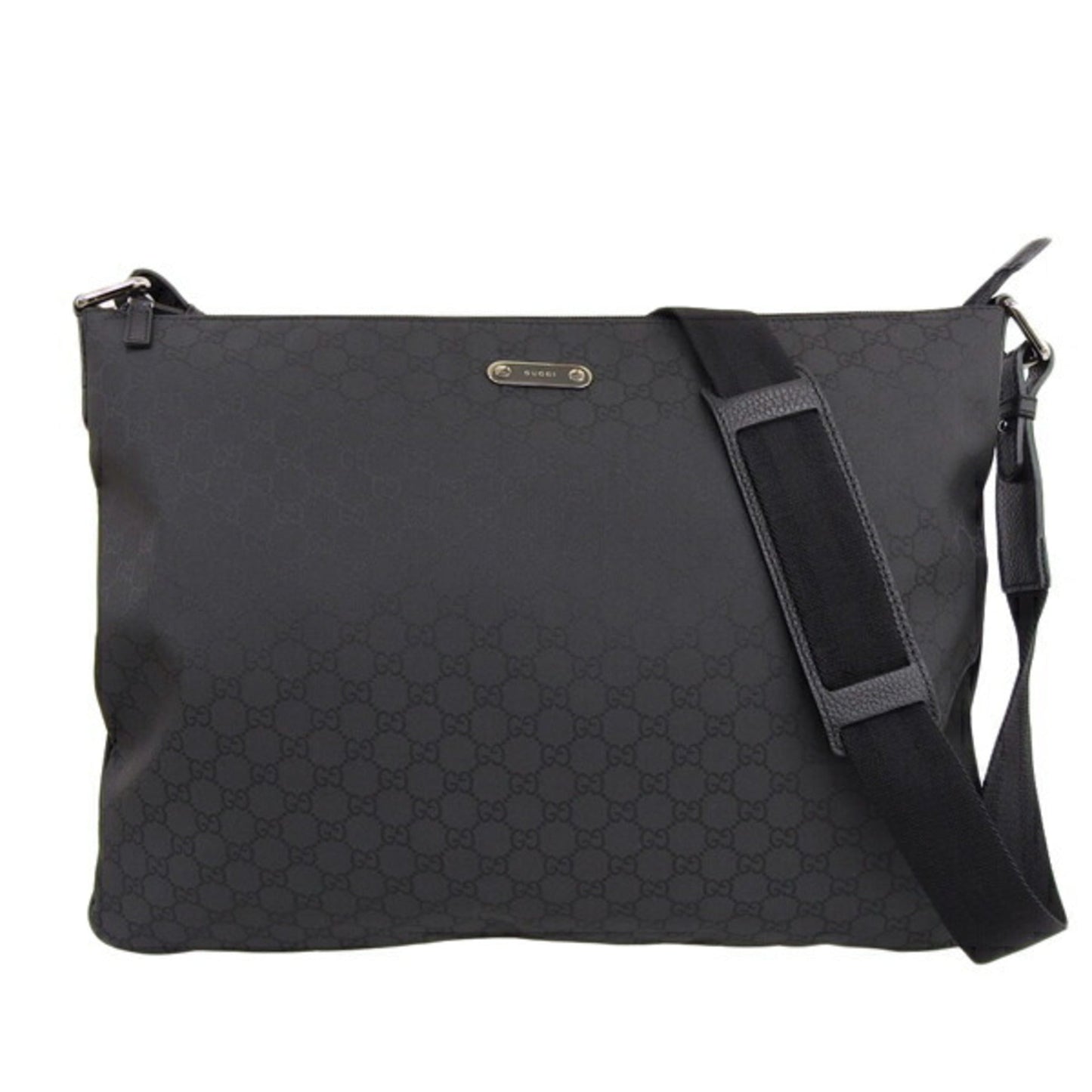 Gucci Nylon Leather Shoulder Bag