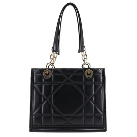 Christian Dior Black Leather Tote Bag ()