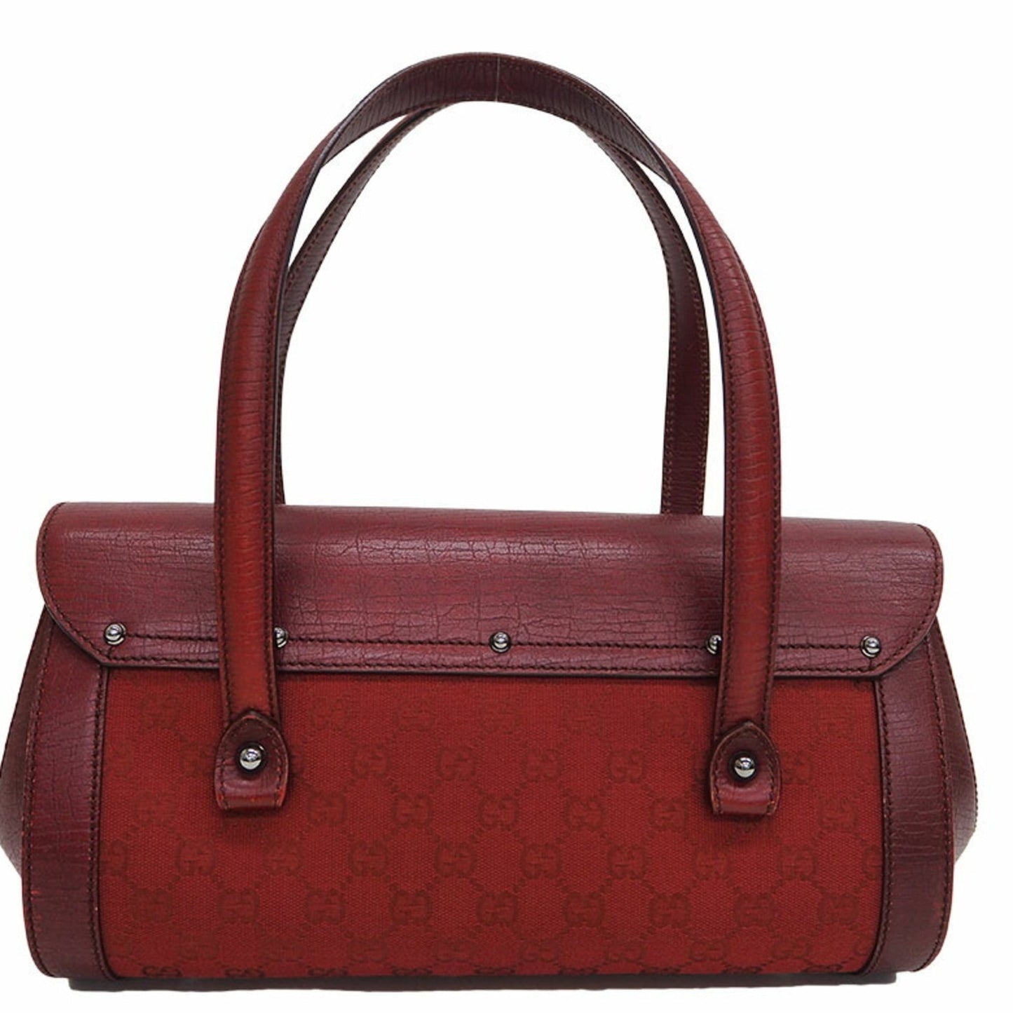 Gucci Lou Canvas Shoulder Bag