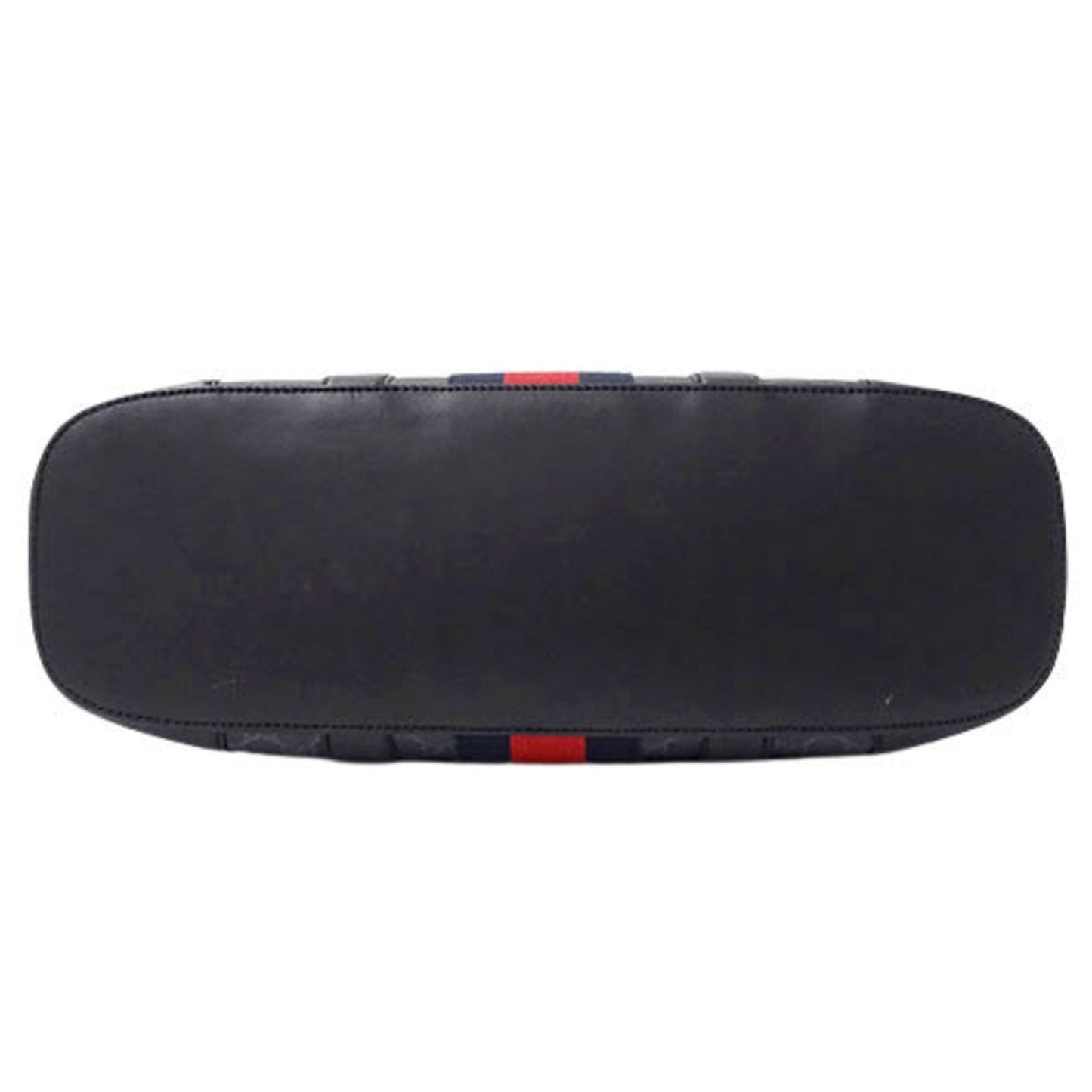 Gucci GG Supreme Black Leather Tote