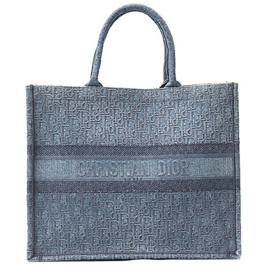Christian Dior Blue Denim Tote Bag ()
