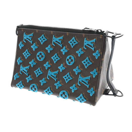 LOUIS VUITTON Monogram Triangle Brown M45078 Men's Taftage Shoulder Bag