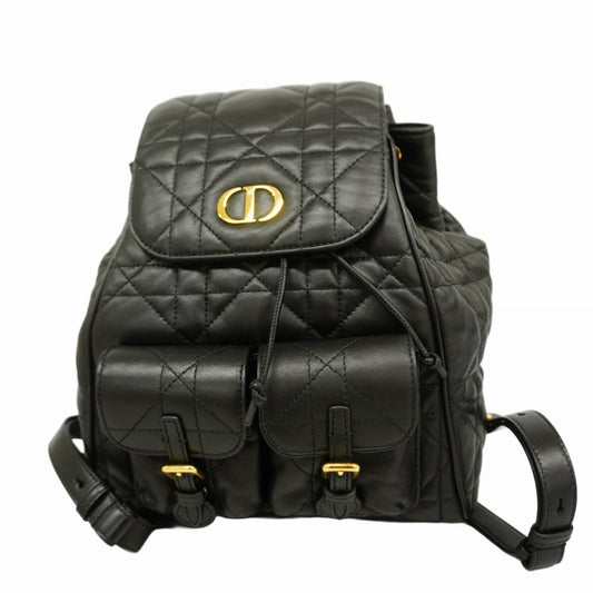Christian Dior Black Leather Backpack ()