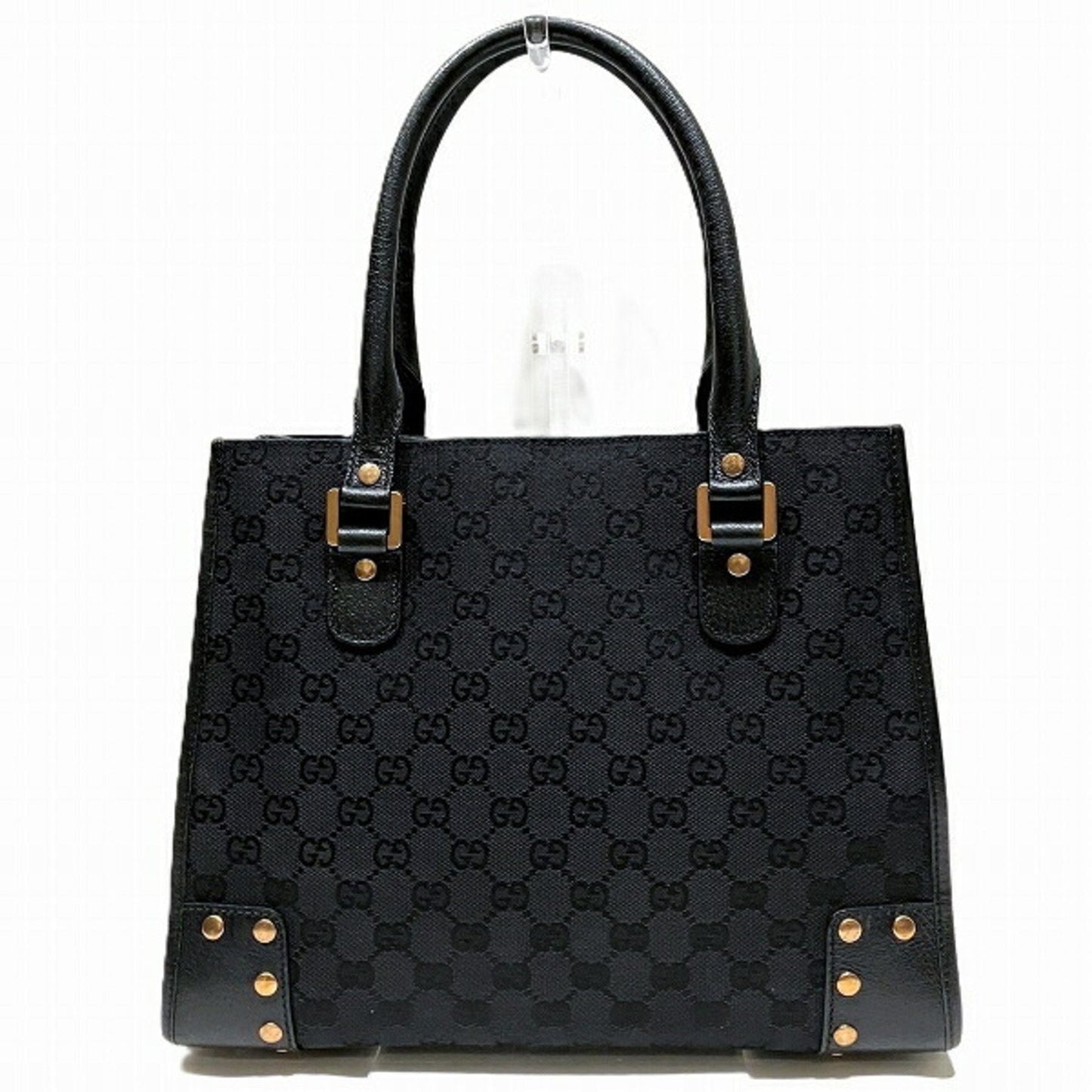 Gucci Leather Canvas Tote