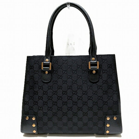 Gucci Leather Canvas Tote