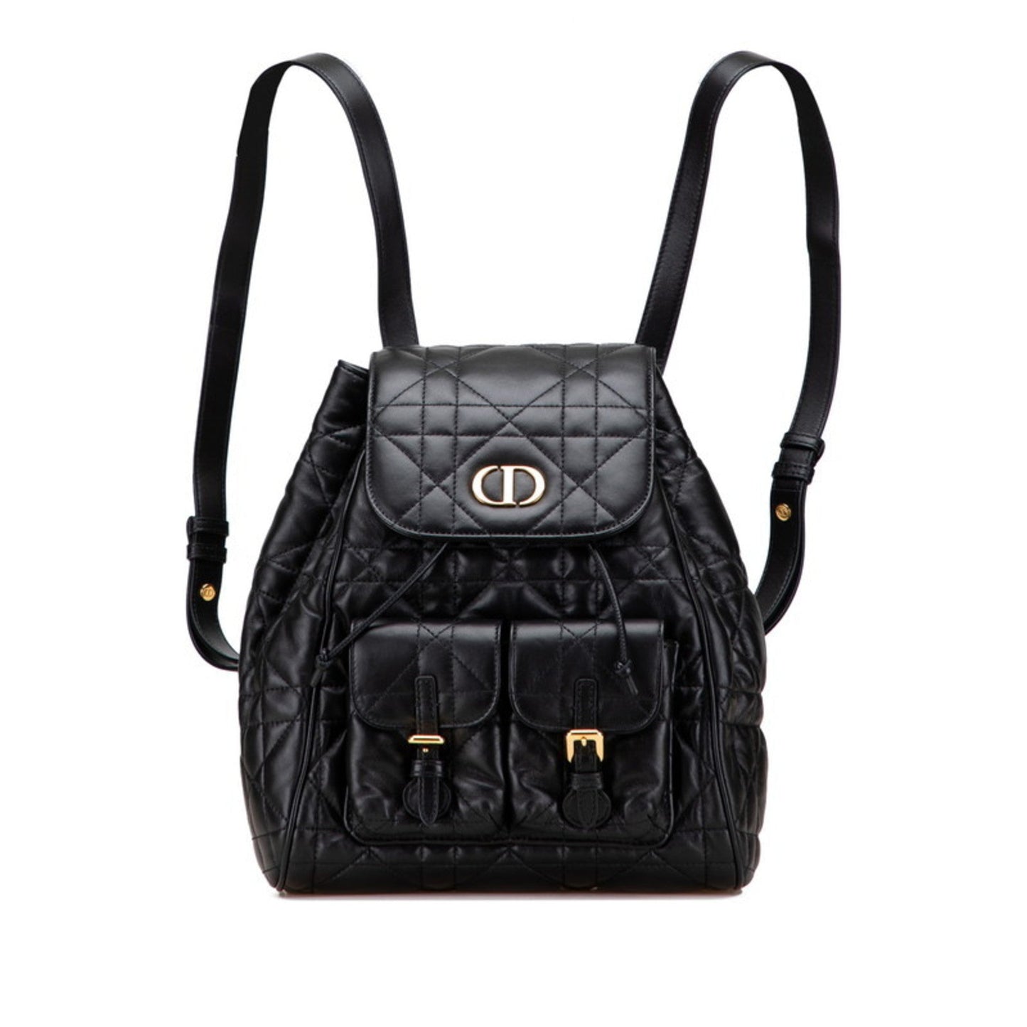 Christian Dior Black Leather Backpack ()