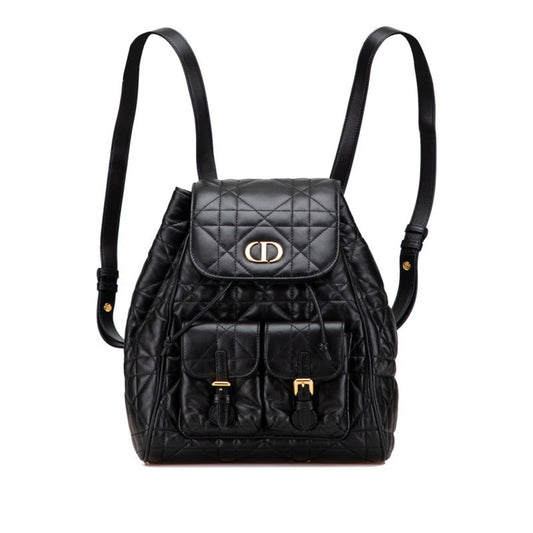 Christian Dior Black Leather Backpack ()