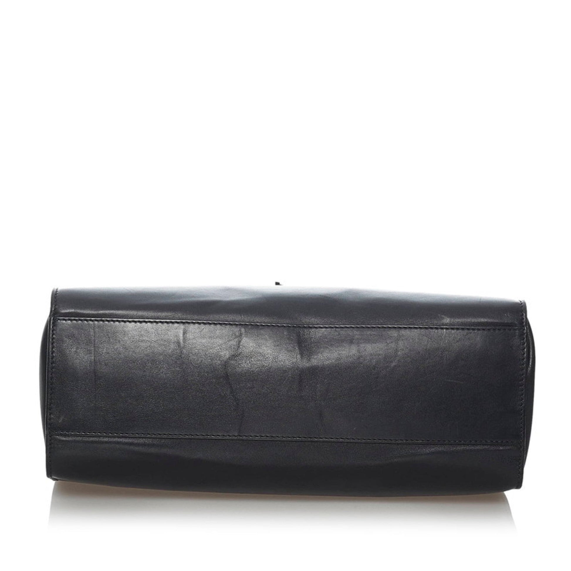 Gucci Horsebit Black Leather Chain Shoulder Bag