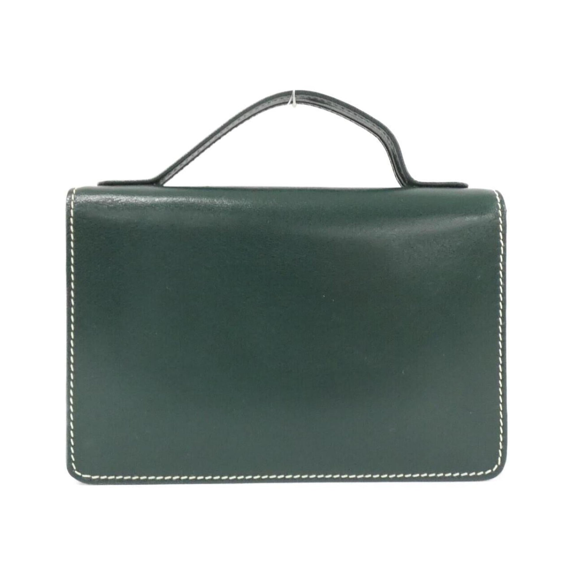 Christian Dior Green Leather Handbag ()